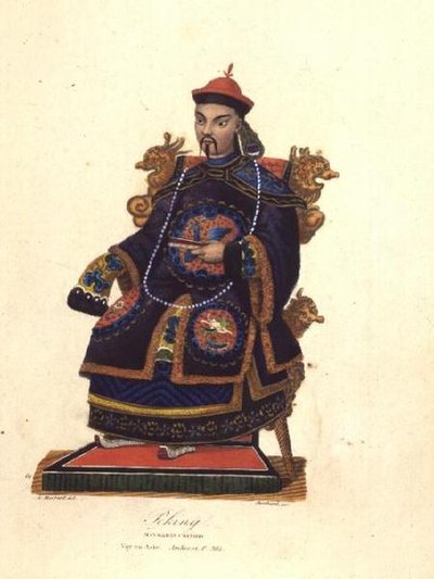 Retrato de un mandarín, c.1845 de Unknown artist