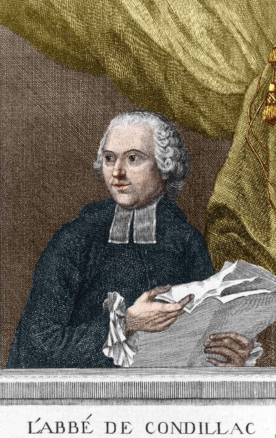 Retrato del Abate Etienne Bonnot de Condillac, filósofo francés de Unknown artist