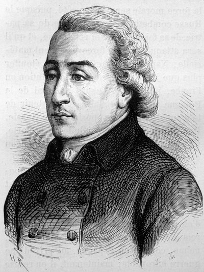 Retrato del Abad de Pradt (1759 - 1837). Grabado de finales del siglo XIX en “Histoire de France” de H. Martin de Unknown artist