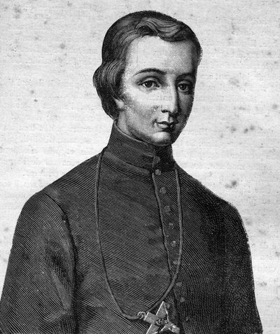 Retrato del "Beato Pierre-Louis-Marie Chanel, Marista, Primer Mártir de Oceanía (1803 - 1841) - en "Los Contemporáneos", s.f. finales del siglo XIX de Unknown artist