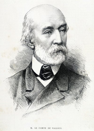 Retrato del Conde de Falloux (1811 - 1886), político francés de Unknown artist