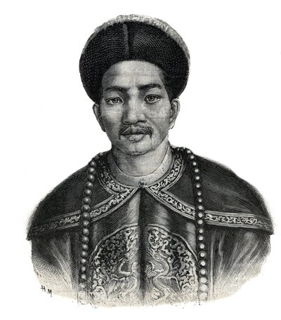 Retrato del Emperador de Japón, Mutsuhito (Meiji Tenno) de Unknown artist