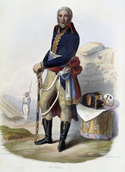 Retrato del General francés Jean Victor (Jean-Victor) Moreau (1763-1813) - en “Le Plutarque français”, Ed. Mennechet, París de Unknown artist