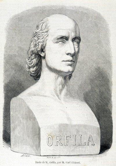 Retrato del médico y químico francés Orfila (1787 - 1853) de Unknown artist