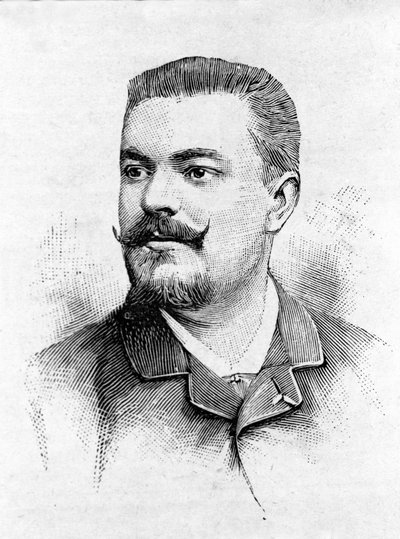 Retrato del tenor francés Jean Alexandre Talazac (1853 - 1892) de Unknown artist