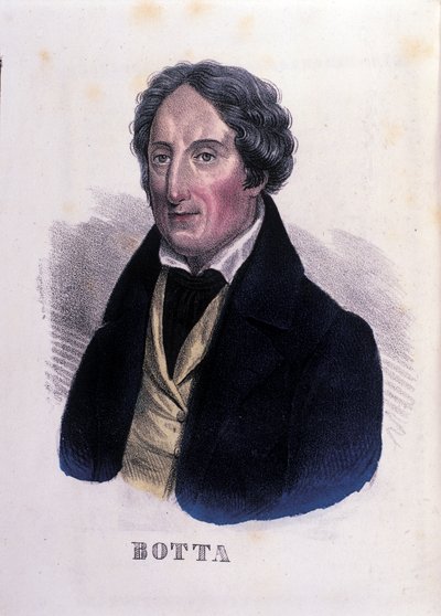 Retrato del médico y político italiano Carlo Botta (1766-1837) de Unknown artist