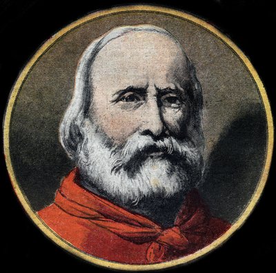 Retrato del militar y político italiano Giuseppe Garibaldi (1807-1882). Colección privada. de Unknown artist