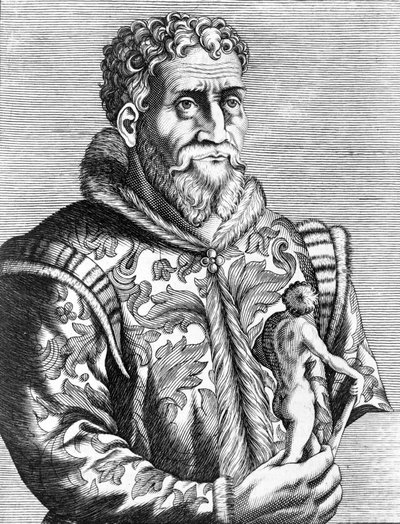 Retrato del pintor italiano Miguel Ángel Buonarroti conocido como Miguel Ángel de Unknown artist
