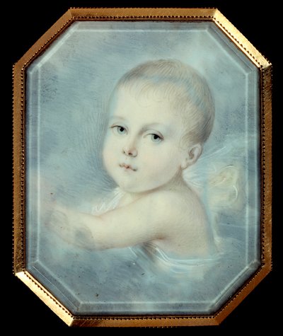 Retrato del Rey de Roma bebé (1811-1832), hijo del Emperador Napoleón I (1769-1821) y futuro Napoleón II de Unknown artist
