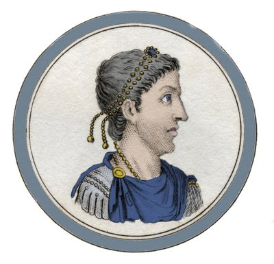 Retrato del Emperador Romano Flavio Honorio (384-423) de Unknown artist