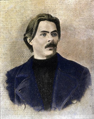Retrato del escritor ruso Maxim Gorki (Gorkij) (1868 - 1936). de Unknown artist