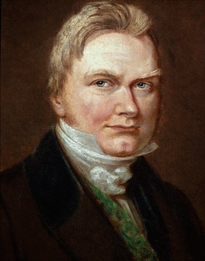 Retrato del químico sueco Jons Jacob Berzelius de Unknown artist