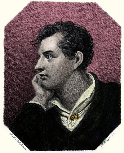 Retrato del poeta George Gordon Byron (1788-1824). de Unknown artist