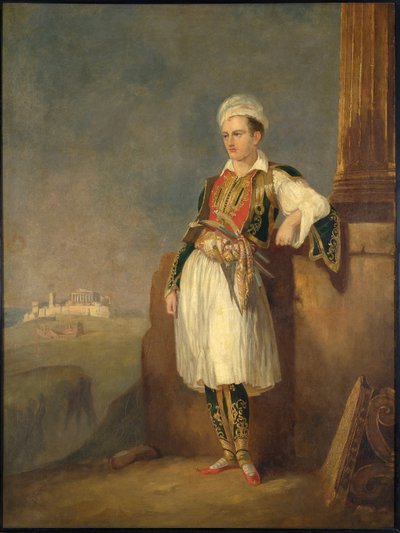 Retrato del poeta Lord George Noel Byron de Unknown artist
