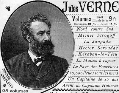 Retrato del escritor Jules Verne (1828-1905) en 1887 de Unknown artist
