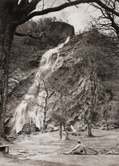 Cascada Powerscourt, Irlanda de Unknown artist