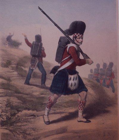 Soldado, 93º Highlanders de Unknown artist