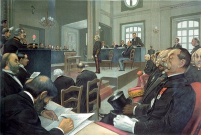 Proceso de Dreyfus en Rennes de Unknown artist