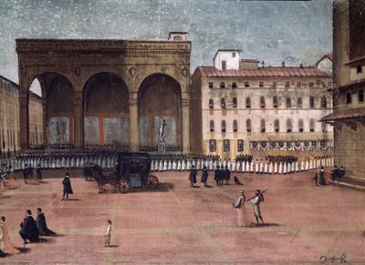 Procesión en la vía de