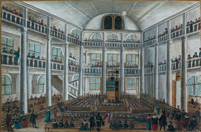 Iglesia protestante de Charenton, del Liber Amicorum, Spira de Unknown artist