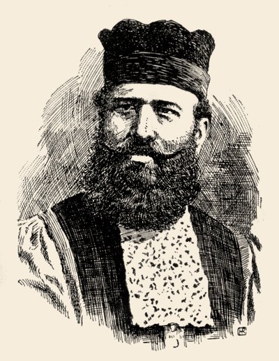 El rabino Benjamin Artom era el Haham de los judíos españoles y portugueses de Gran Bretaña de Unknown artist
