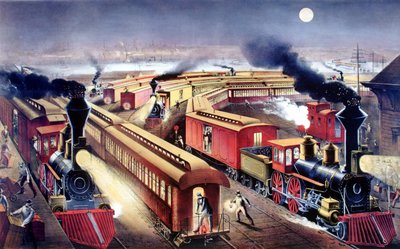 Ferrocarril en los Estados Unidos de Unknown artist