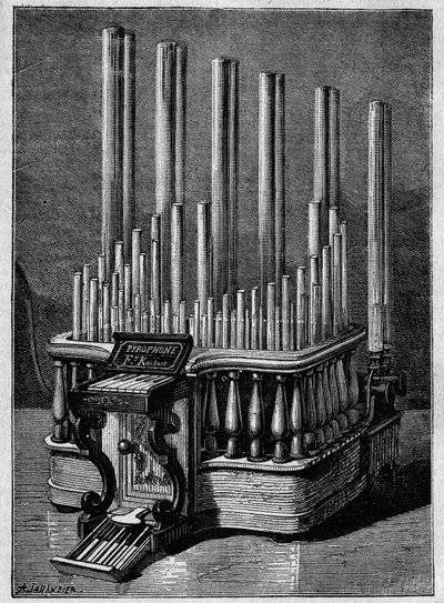 Instrumentos raros o imaginarios: El pirofono o 