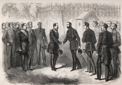 Recepción de Carlos XV (Carl XV) de Unknown artist