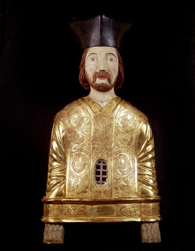 Busto relicario de San Justino de Unknown artist