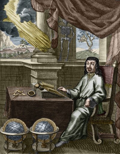 René Descartes (1596-1650), filósofo y matemático francés. de Unknown artist