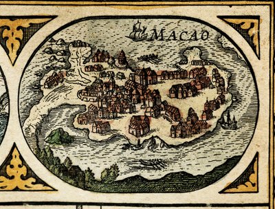 Representación de Macao (detalle) de Unknown artist
