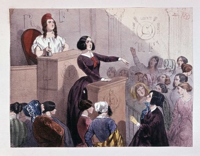 Club de Mujeres Republicanas, Revolución de 1848 (club dirigido por Pauline Roland) de Unknown artist