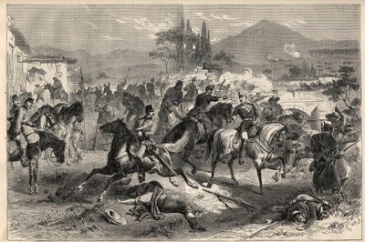 Revolución de septiembre de 1868 en España (Gloriosa): Batalla de Alcolea cerca de Córdoba (20 de septiembre). de Unknown artist