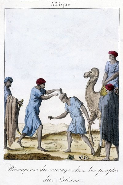 Recompensa por el valor entre los pueblos del Sahara de Unknown artist