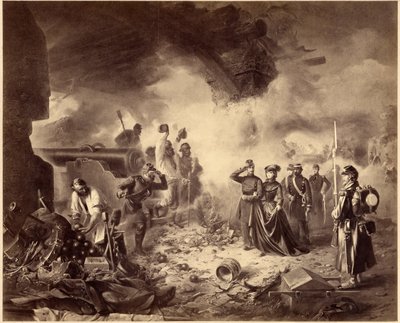 Risorgimento - el sitio de Gaeta, 1860-1861. Era de la unificación, Italia, siglo XIX. Marie-Sophie de Unknown