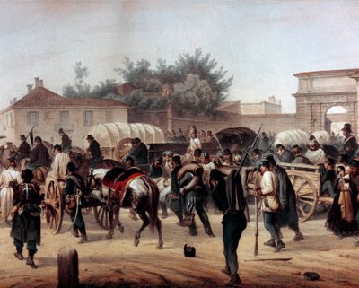 Risorgimento: Los cinco días de Milán (18-22 de marzo de 1848) de Unknown artist