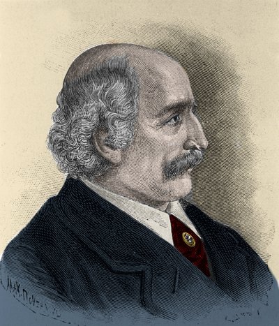 Risorgimento: retrato del patriota, filósofo y pensador político Carlo Cattaneo (1801-1869) grabado del siglo XIX de Unknown artist