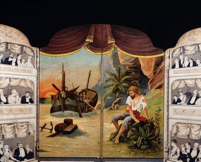 Robinson Crusoe - portada del libro de Daniel Defoe (1660 - 1731) de Unknown artist