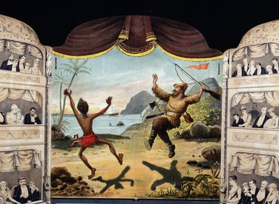 Robinson Crusoe y Viernes de Unknown artist