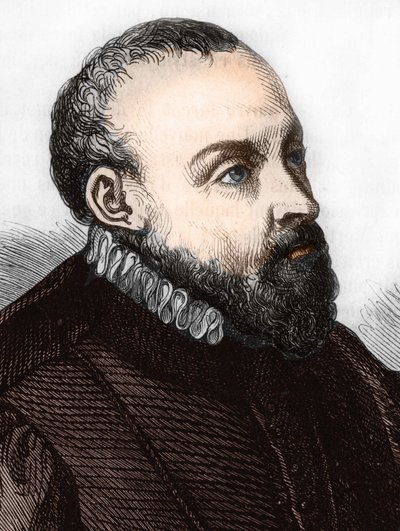 Roland de Lassus (Orlando di Lasso) 1532-1594 compositor franco-flamenco de Unknown artist