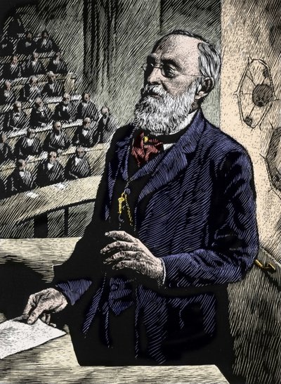 Rudolf Virchow (Virchov) (1821-1902), médico y político alemán. de Unknown artist