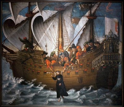San Francisco Javier (1506-1552), milagro realizado en Japón alrededor de 1549 de Unknown artist