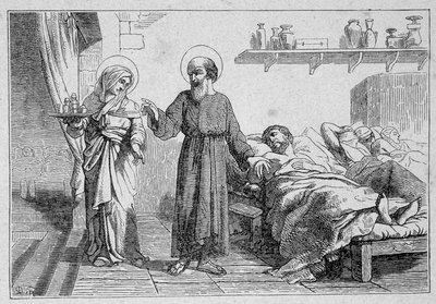 San Julián el Hospitalario y sus compañeros, mártires de Unknown artist