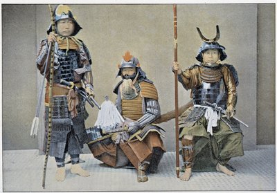 Grupo de samuráis, finales del siglo XIX de Unknown artist