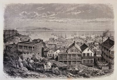 Bahía de San Francisco (California) - en "Alrededor del Mundo" de Unknown artist