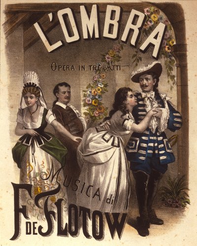 Partitura de la ópera en tres actos 