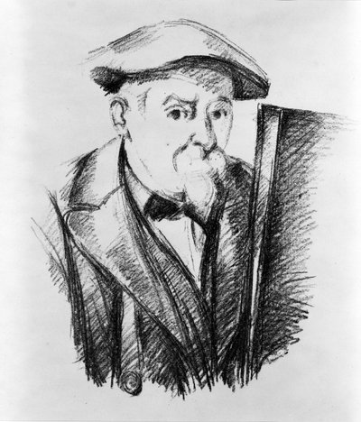 Autorretrato de Paul Cézanne (1839-1906), pintor francés. de Unknown artist