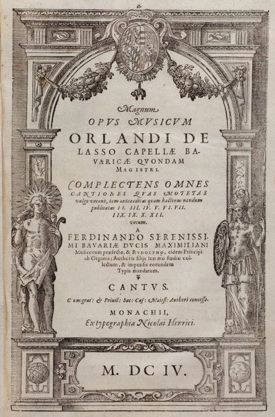 Partitura de Psalmi Poenitentiales de Roland de Lassus (1604) de Unknown artist