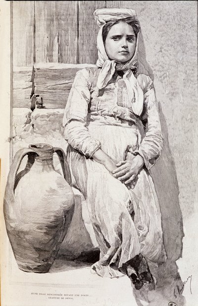 Chica siciliana de Unknown artist