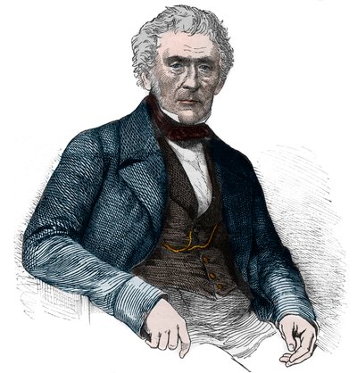 Sir David Brewster, físico escocés - Retrato de David Brewster (1781-1868) de Unknown artist